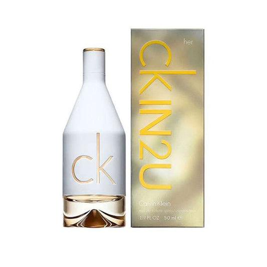 Calvin Klein CK IN2U Her Eau De Toilette Women's Perfume Spray (50ml, 100ml, 150ml) -