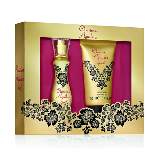 Christina Aguilera Glam X Gift Set: Eau de Parfum Spray (30ml) + Shower Gel (150ml) -