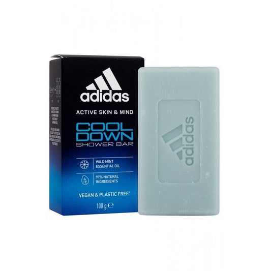 Adidas Active Skin Shower Bar with Wild Mint Cool Down (100g)