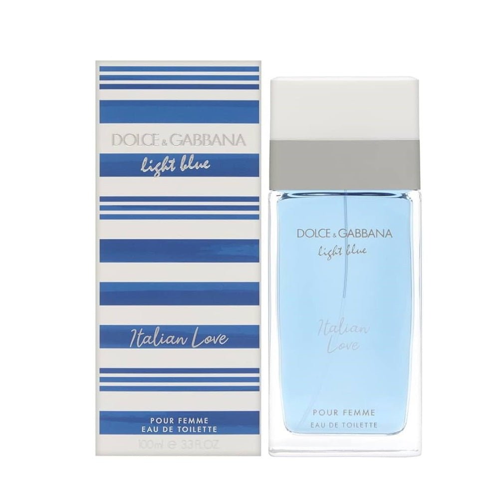 Dolce & Gabbana Light Blue Italian Love Eau De Toilette Spray for Her (100ml) -