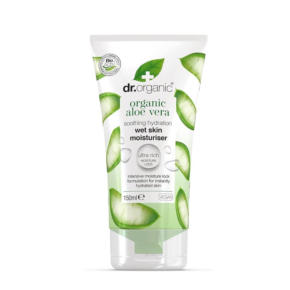 Dr. Organic Aloe Vera Wet Skin Moisturiser (150ml) -