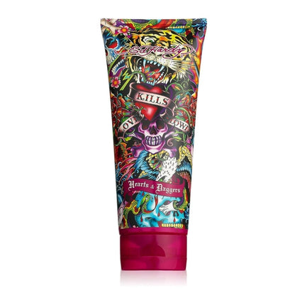 Ed Hardy Hearts and Daggers Femme Shimmering Body Lotion for Women (200ml) -