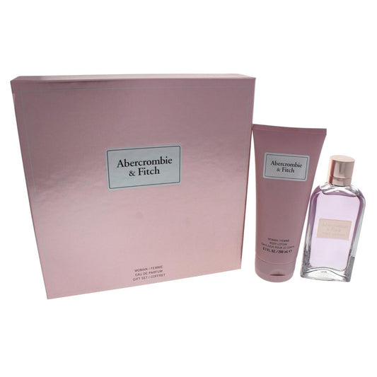 First Instinct For Women by Abercrombie & Fitch Eau de Parfum Gift set 100ml & Body Lotion 200ml -
