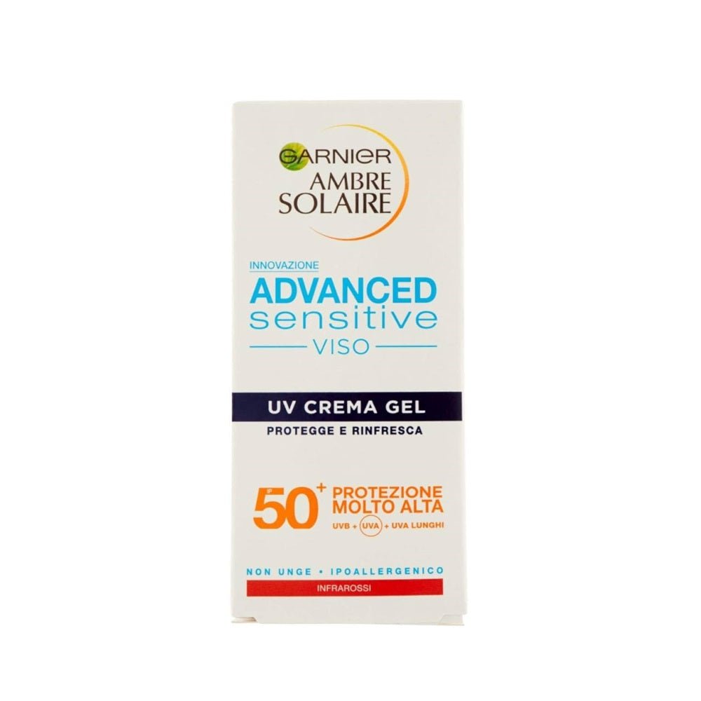 Garnier Ambre Solaire SPF 50+ Sensitive Advanced Sun Protection Cream (50ml) -