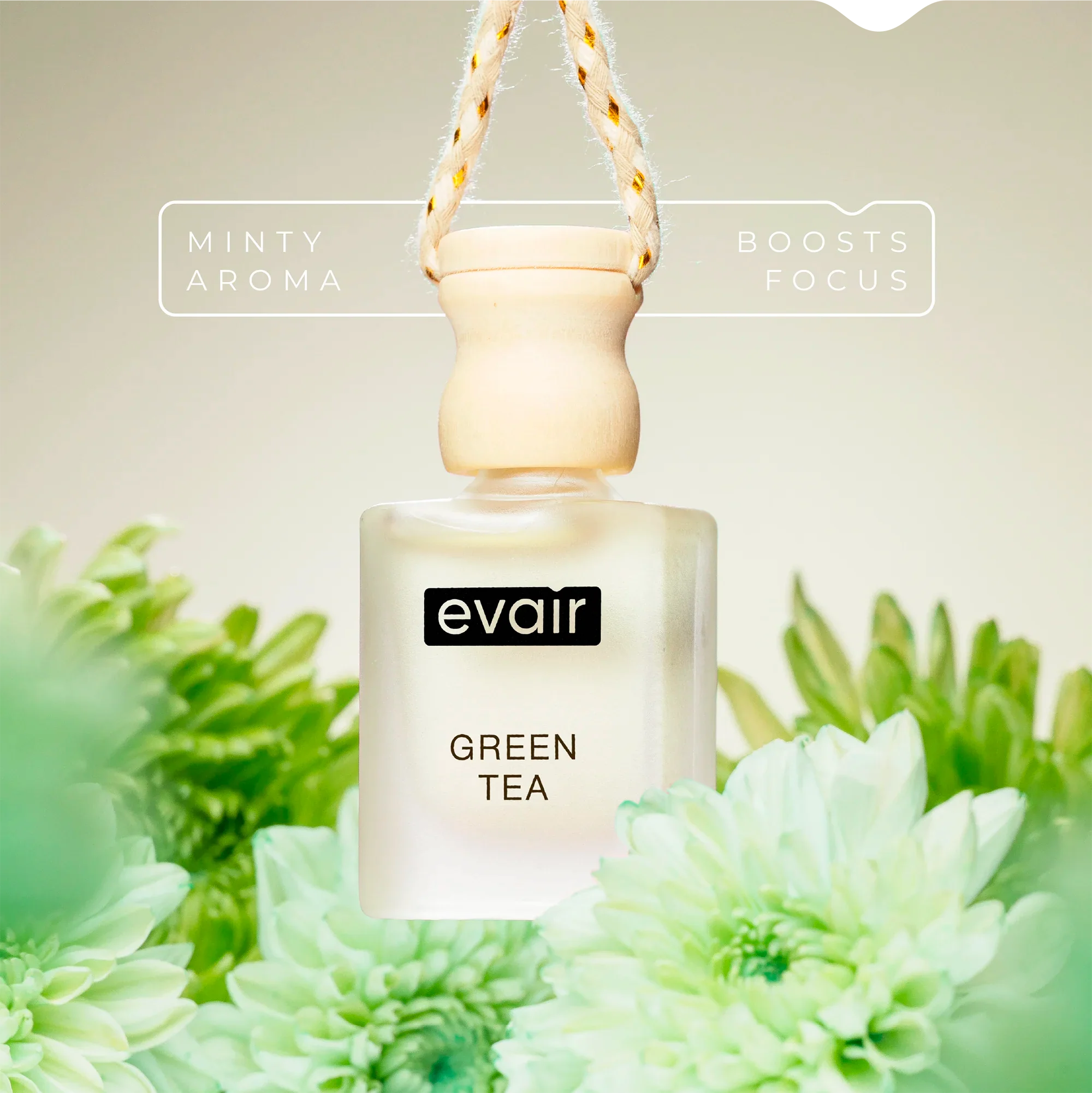 Evair Green Tea Car Freshener (10ml)