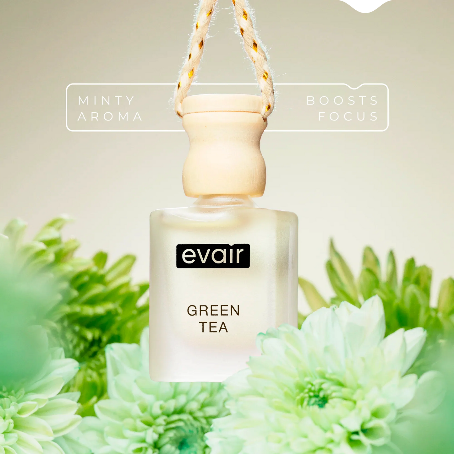 Evair Green Tea Car Freshener (10ml)