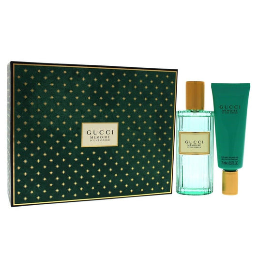 Gucci Memoire D'une Odeur Gift Set: Eau de Parfum spray For Unisex (100ml) + Shower Gel For Unisex (75ml) -