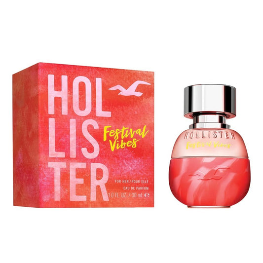 Hollister Festival Vibes Eau de Parfum for Her (30ml, 50ml, 100ml) -
