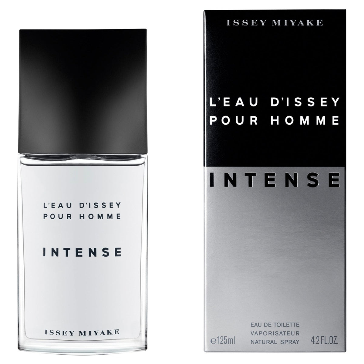 Issey Miyake L’Eau d’Issey Pour Homme Intense Eau de Toilette 125ml – bottle and packaging