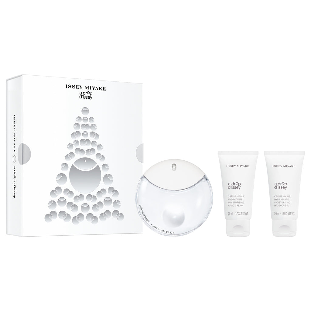 Issey Miyake A Drop d'Issey Gift Set 50ml Eau de Parfum and two 50ml hand creams
