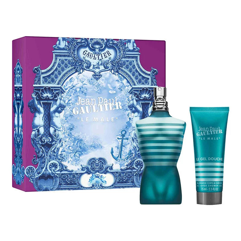 Jean Paul Gaultier Le male Gift Set For Men ( EDT 125ml + Shower Gel - 75ml)