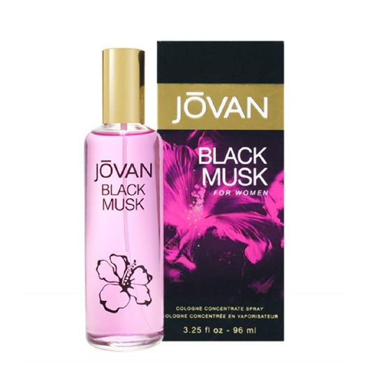 Jovan Black Musk Cologne Concentrate Spray For Women (96ml) -