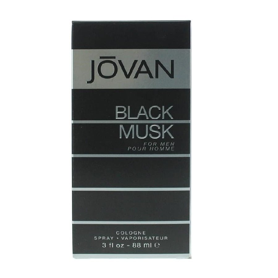 Jovan Black Musk Cologne Spray For Men (88ml) -