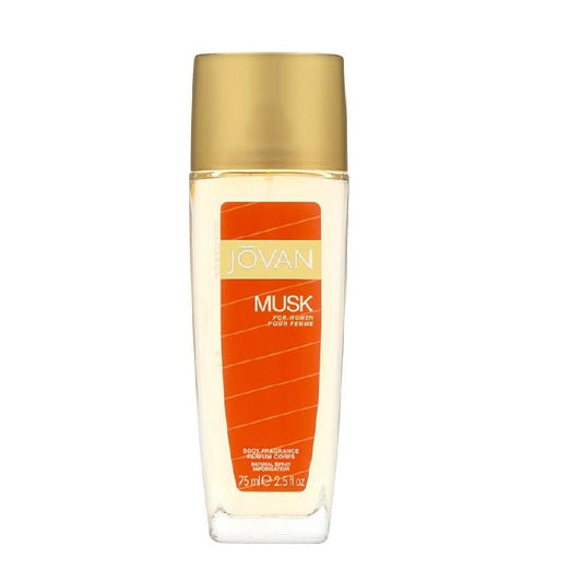Jovan Musk Body Fragrance Natural Spray for Women (75ml) -
