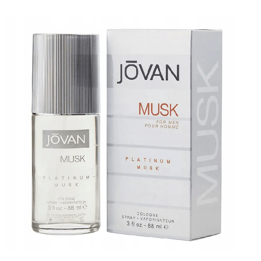 Jovan Platinum Musk Cologne Spray For Men (88ml) -