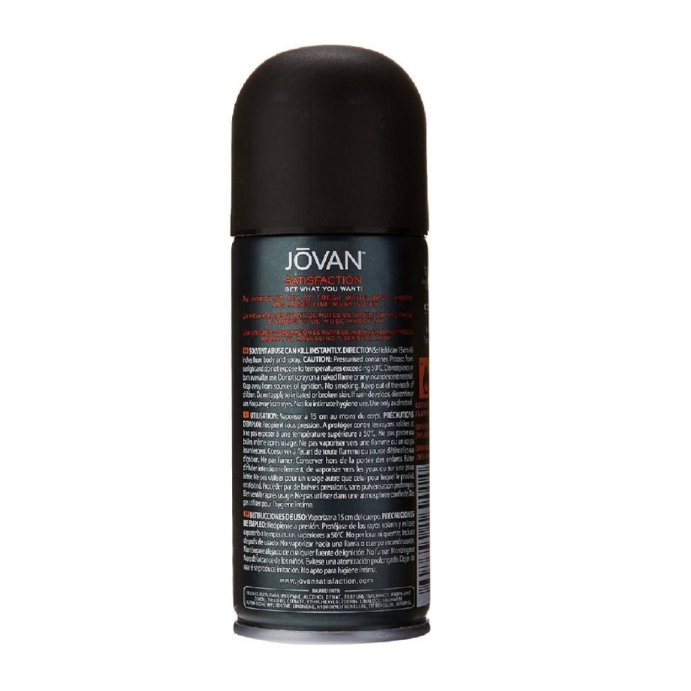 Jovan Satisfaction Deodorant Spray For Men (150ml) -