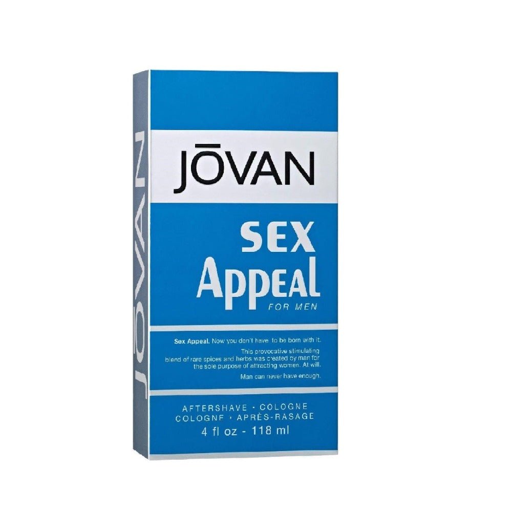 Jovan Sex Appeal Aftershave Cologne For Men (118ml) -