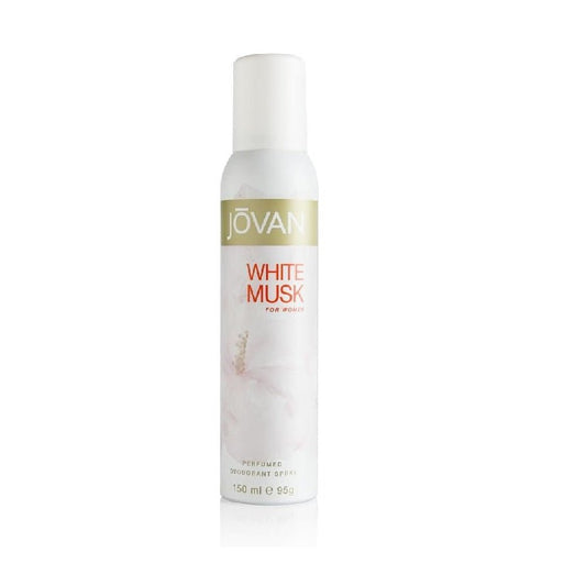 Jovan White Musk Perfumed Deodorant Spray for Women (150ml) -