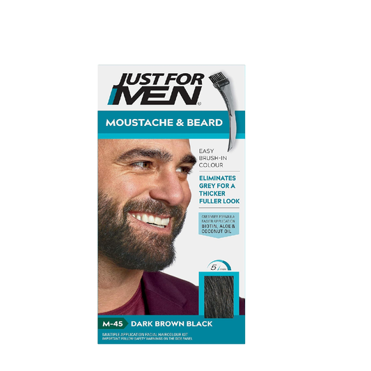 Just For Men Moustache & Beard - Dark Brown Black Dye (M45)