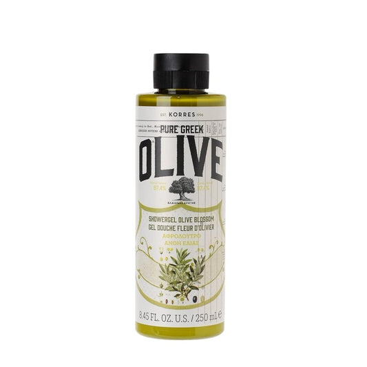 Korres Pure Greek Olive Natural Olive Blossom Shower Gel, Vegan (250ml) -