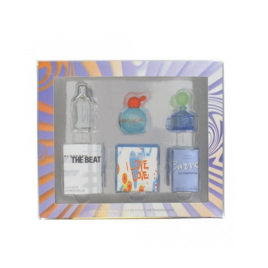 Ladies Mini GiftSet for Women (Curve +Moschino Love Love + Burberry The Beat) -