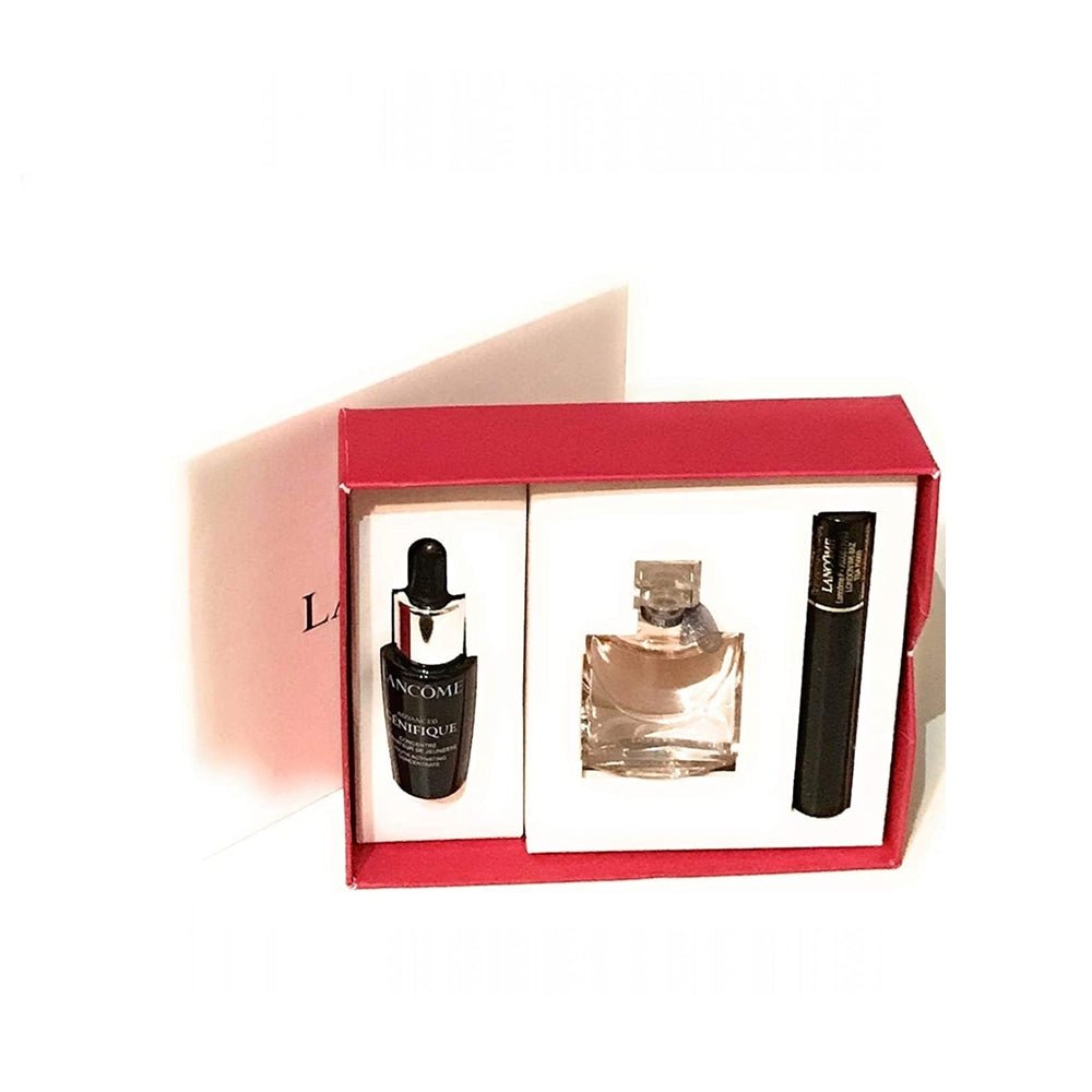 Lancôme La Vie Est Belle Miniature Gift set for Women( Eau de Parfum 5ml + Advanced Génifique Hypnôse 01 Hypnotic 2ml + Advanced Génifique Serum 7ml Set) -