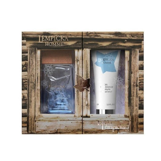 Lempicka Homme perfume Giftset for Men (100ml Eau De Toilette and 75ml aftershave) -