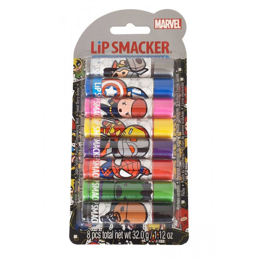 Marvel Lip Smacker Lip Balms Flavoured Marvel Universe Balms (8 x 4g)