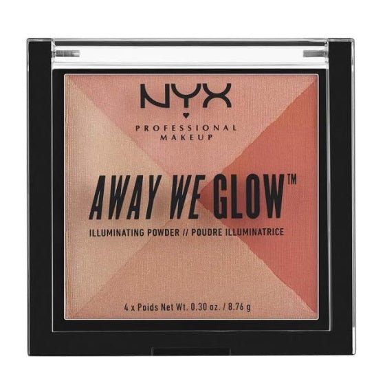 NYX Professional Makeup Away We Glow Illuminating Powder, Summer Reflection (8.76g) -