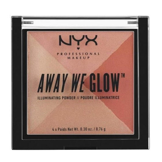 NYX Professional Makeup Away We Glow Illuminating Powder, Summer Reflection (8.76g) -