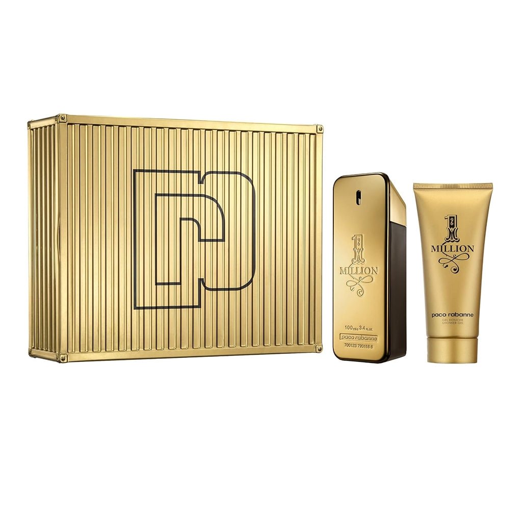 Paco Rabanne 1 Million Giftset for Men ( 100ml Eau De Toilette + 100ml Shower Gel) -