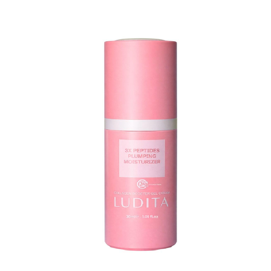 Ludita 3X Peptide Plumping Moisturizing Gel Cream with Hyaluronic Acid & Squalane (30ml)