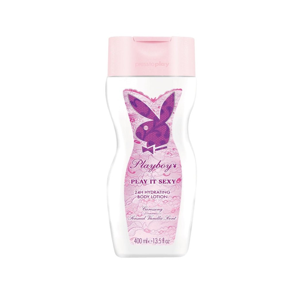 Playboy Play It Sexy Body Lotion Sensual Vanilla Scent (400ml) -