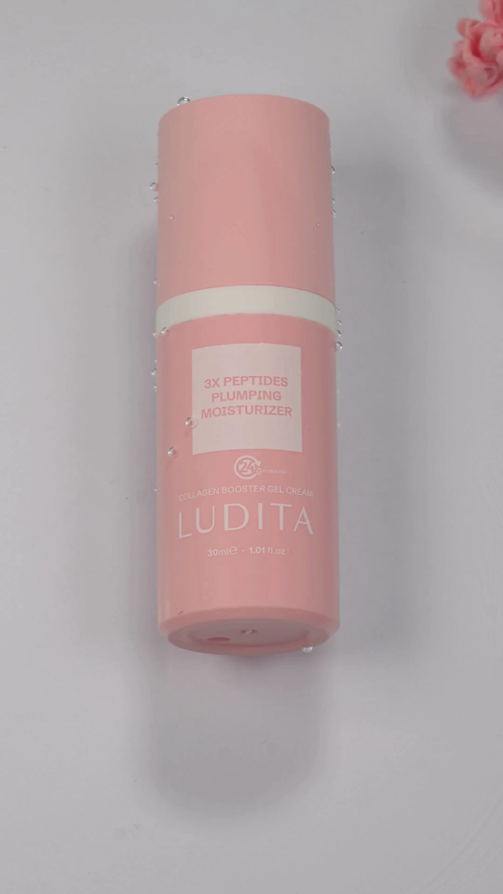 Ludita 3X Peptide Plumping Moisturizing Gel Cream with Hyaluronic Acid & Squalane (30ml)