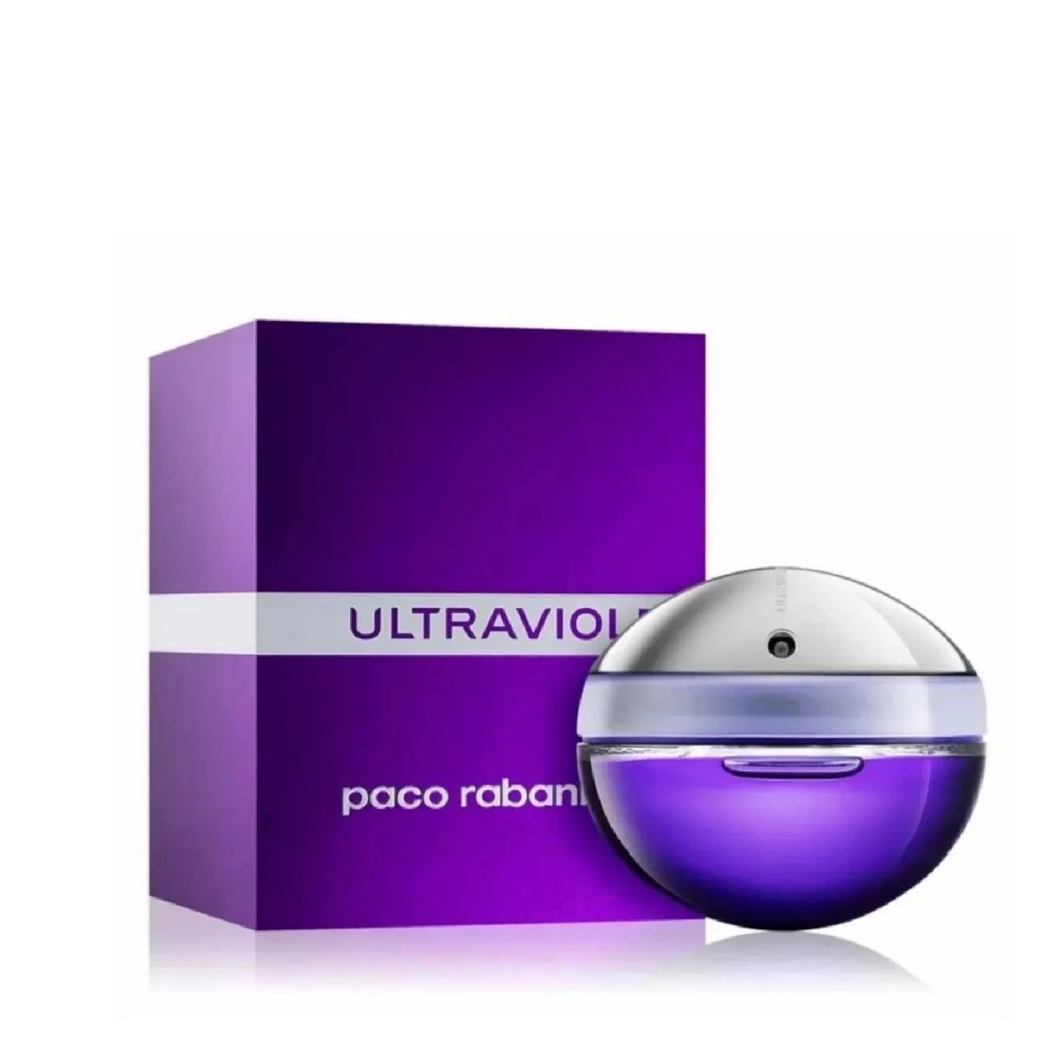 Paco Rabanne Ultraviolet Eau de Parfum 80ml bottle and box