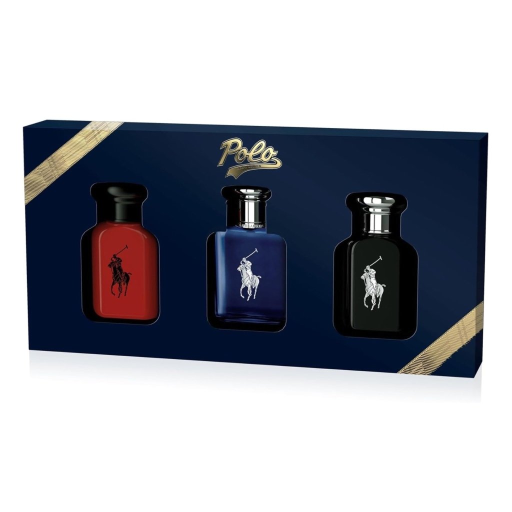 Ralph Lauren World of Polo Gift Set : Polo Red Eau De Toilette For Men (40ml) + Polo Blue Eau De Toilette For Men (40ml) + Polo Black Eau De Toilette For Men (40ml) -