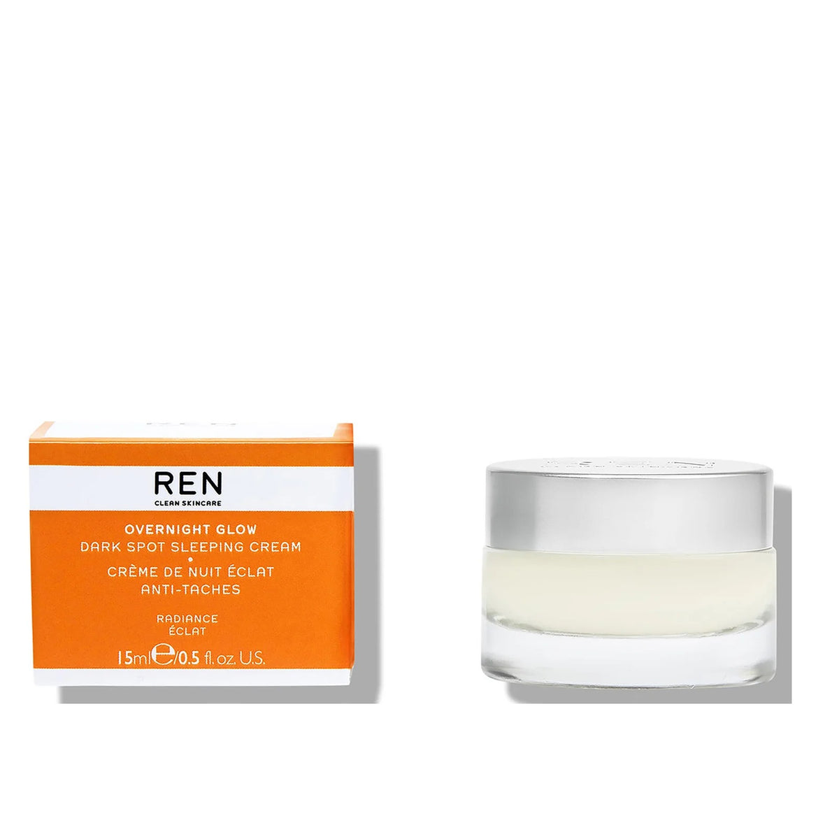REN Clean Skincare Overnight Glow Dark Spot Sleeping Cream (15ml)