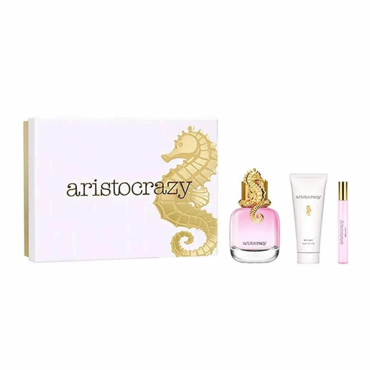 Aristocrazy Brilliant Gift Set: Eau De Toilette Spray (80ml) + Eau De Toilette Spray (10ml) + Body Lotion (75ml)