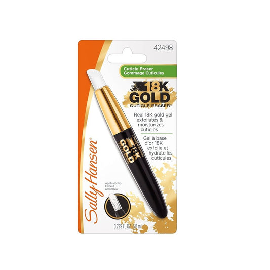 Sally Hansen 18K Gold Cuticle Eraser Nail Care Treatment, (6.8ml) -