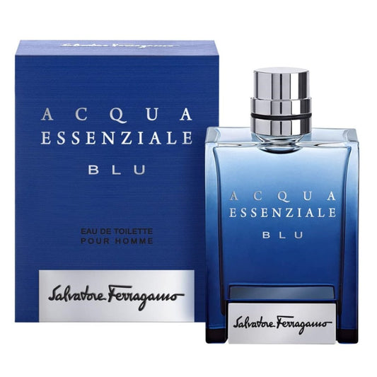 Salvatore Ferragamo Acqua Essenziale Blu Eau De Toilette Spray For Men (100ml) -