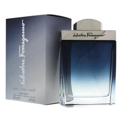 Salvatore Ferragamo Subtil Pour Homme Eau De Toilette Spray For Men (100ml) -