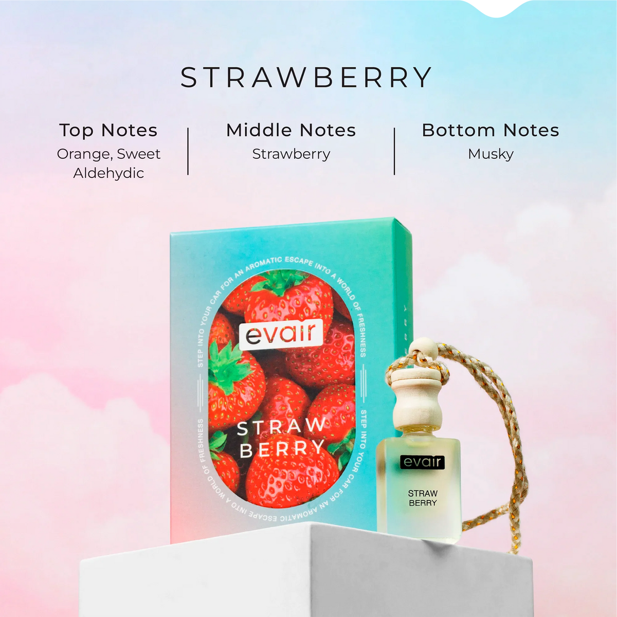 Evair Strawberry Air Freshener Diffuser (10ml)
