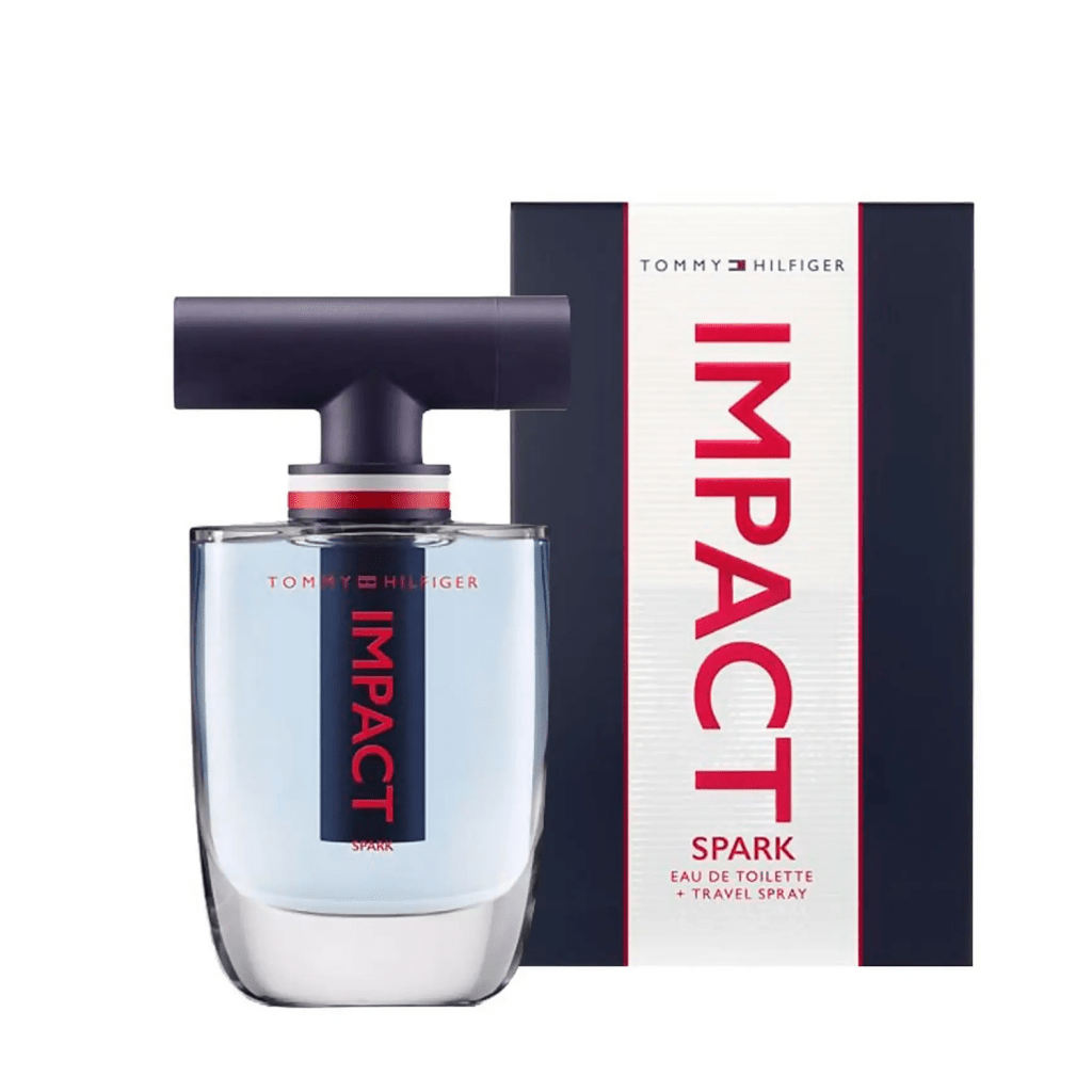 Tommy Hilfiger Impact Spark Eau De Toilette Spray For Men (100ml and Travel Spray 4ml) -