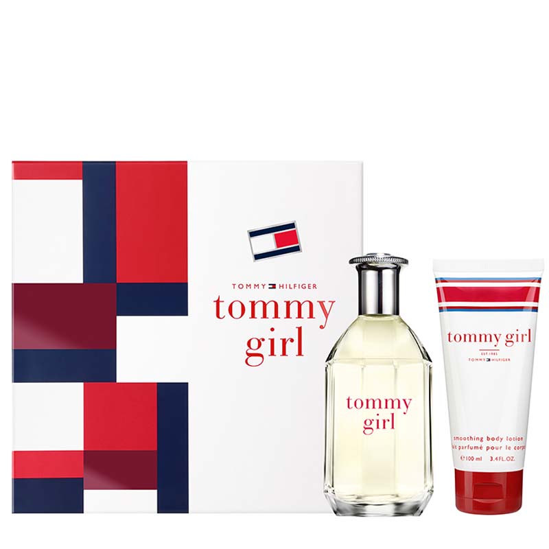 Tommy Hilfiger Tommy Girl Gift Set 100ml Eau de Toilette and 100ml Body Lotion