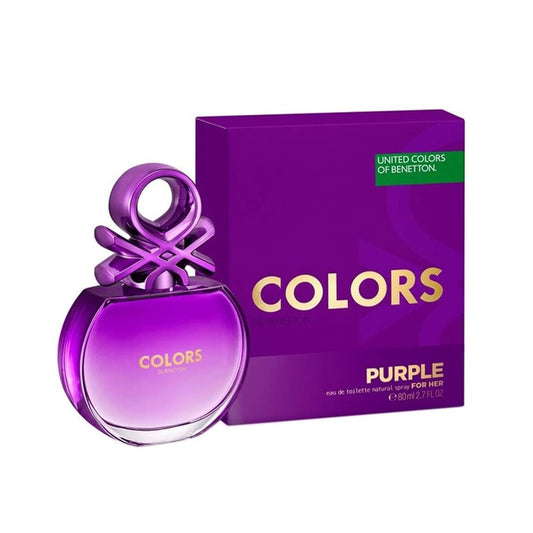 United Colors of Benetton Purple by Benetton Eau De Toilette for Women (50ml) -