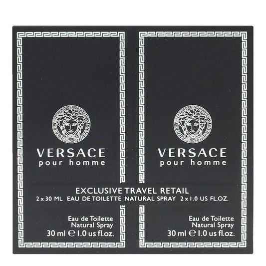 Versace Pour Homme Duo Gift set Eau De Toilette For Men (2x30ml) -