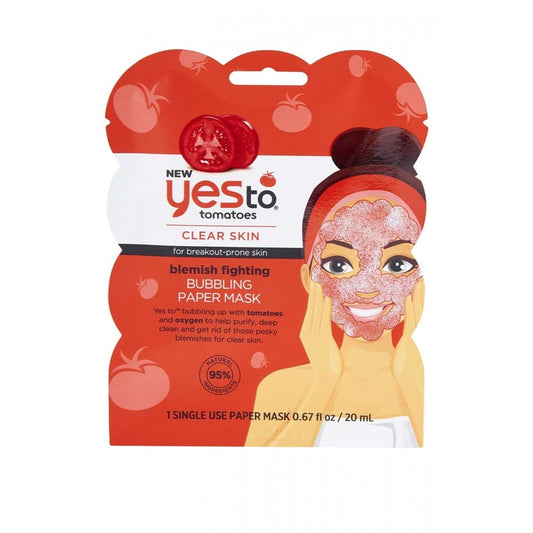 Yes to Tomatoes Bubbling Paper Mask Face (20ml) -